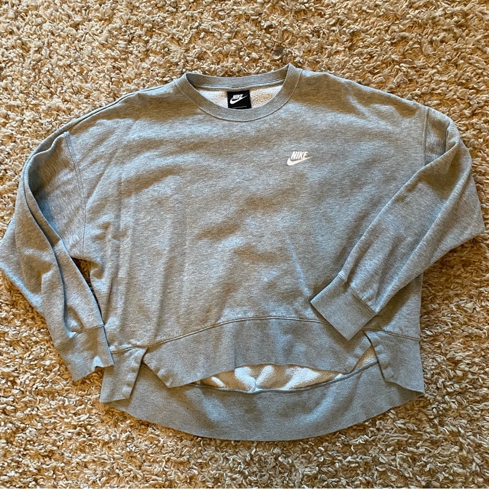 Nike Gray Crew Sweatshirt